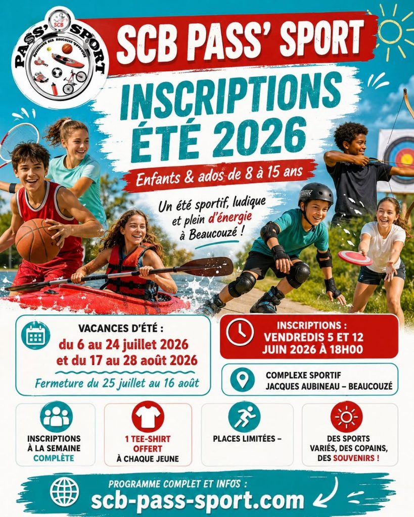 été 2026,Pass'Sport